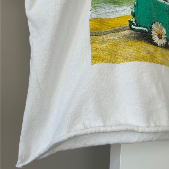 Altar'd State Volkswagen Bus on the Beach Tee Shirt Sz S w MEASUREMENTS - Picture 5 of 10